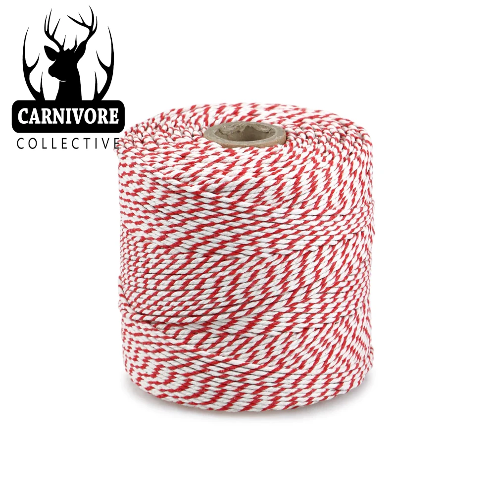 Carnivore Collective Butchers Twine 560m Roll - Red & White
