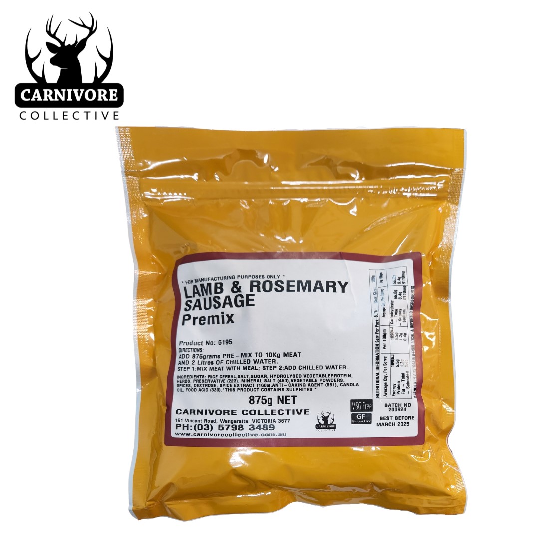 Carnivore Collective 875g Lamb & Rosemary Sausage Seasoning