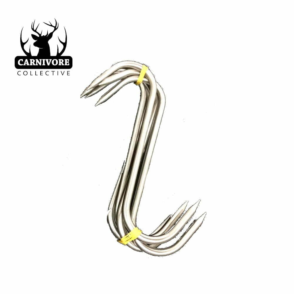 Carnivore Collective 10x 8 'S' Meat Hooks - Solid Stainless Steel - My  Slice of Life