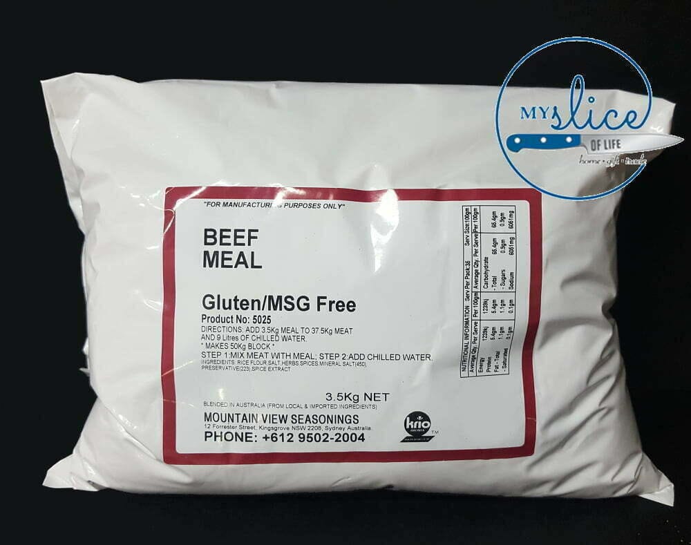3.5KG Beef Sausage Seasoning Gluten Free My Slice of Life