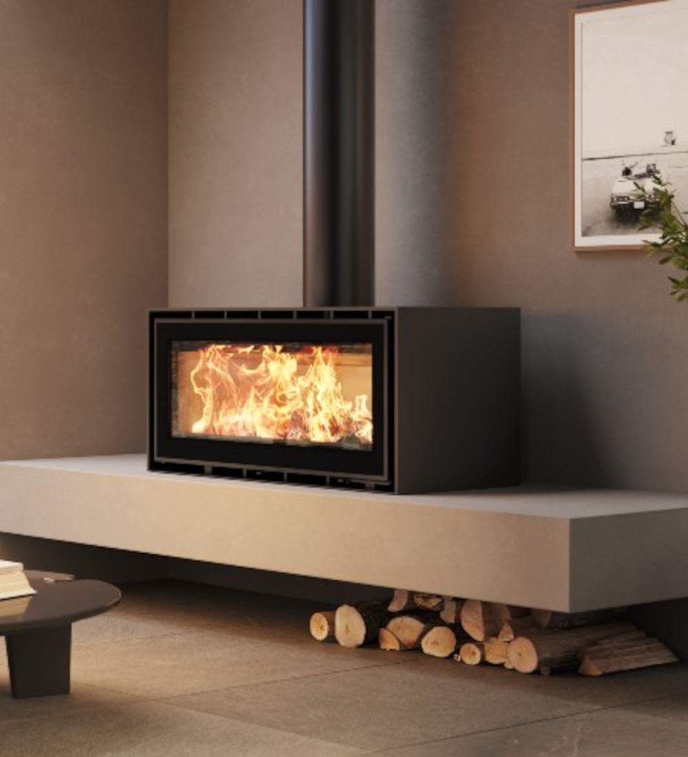 ADF Linea 100 Freestanding Fireplace