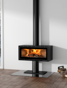 ADF Linea 100 Freestanding Wood Heater.