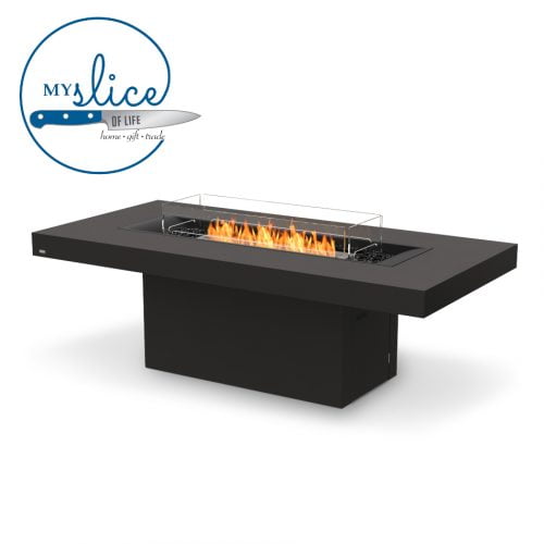 Ecosmart Fire Gin 90 Dining Fireplace Graphite