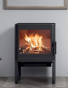 Hergom E-40 Freestanding Wood Fireplace (2)