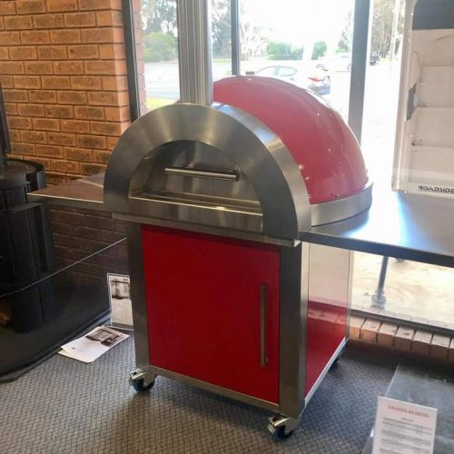 Zesti Wood Fire Pizza Ovens ZRW1100 (Red 2)