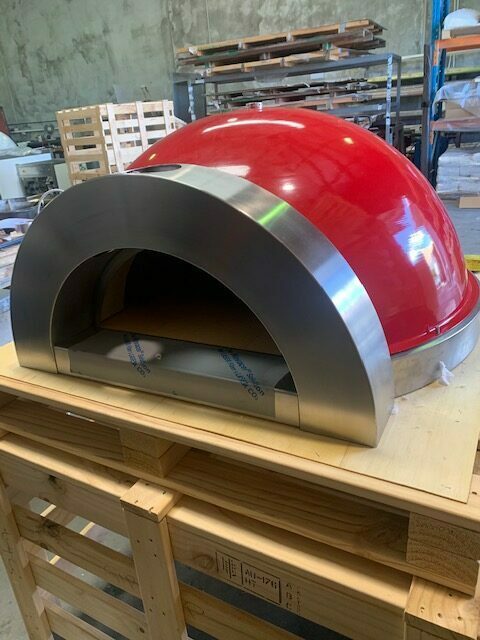 Zesti Wood Fire Pizza Ovens ZRW1100 (Red)
