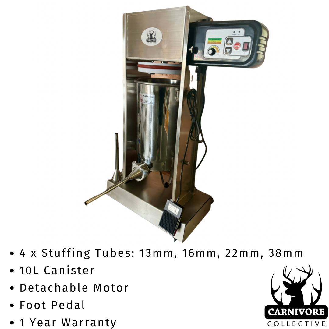 Carnivore Collective Vertical 10L Electric Sausage Stuffer