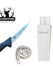 Carnivore Collective Single Knife, Pouch & Chain Butchers Set