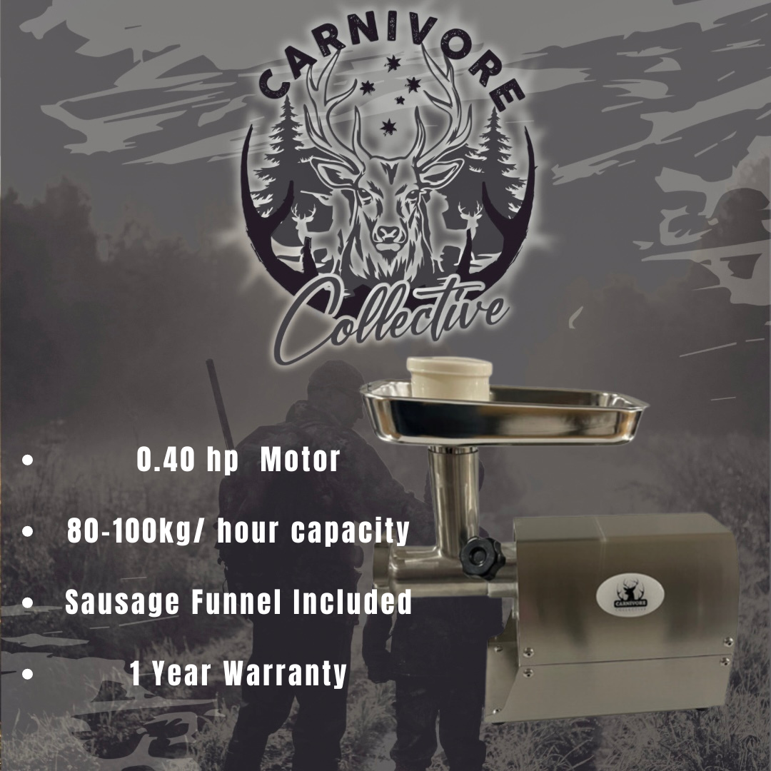 Carnivore Collective #8 Stainless Steel Meat Mincer