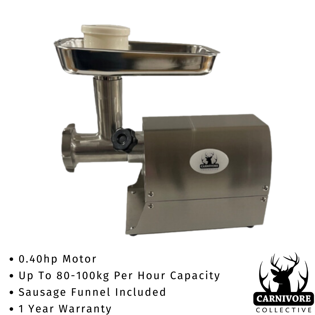 Carnivore Collective #8 Stainless Steel Meat Mincer
