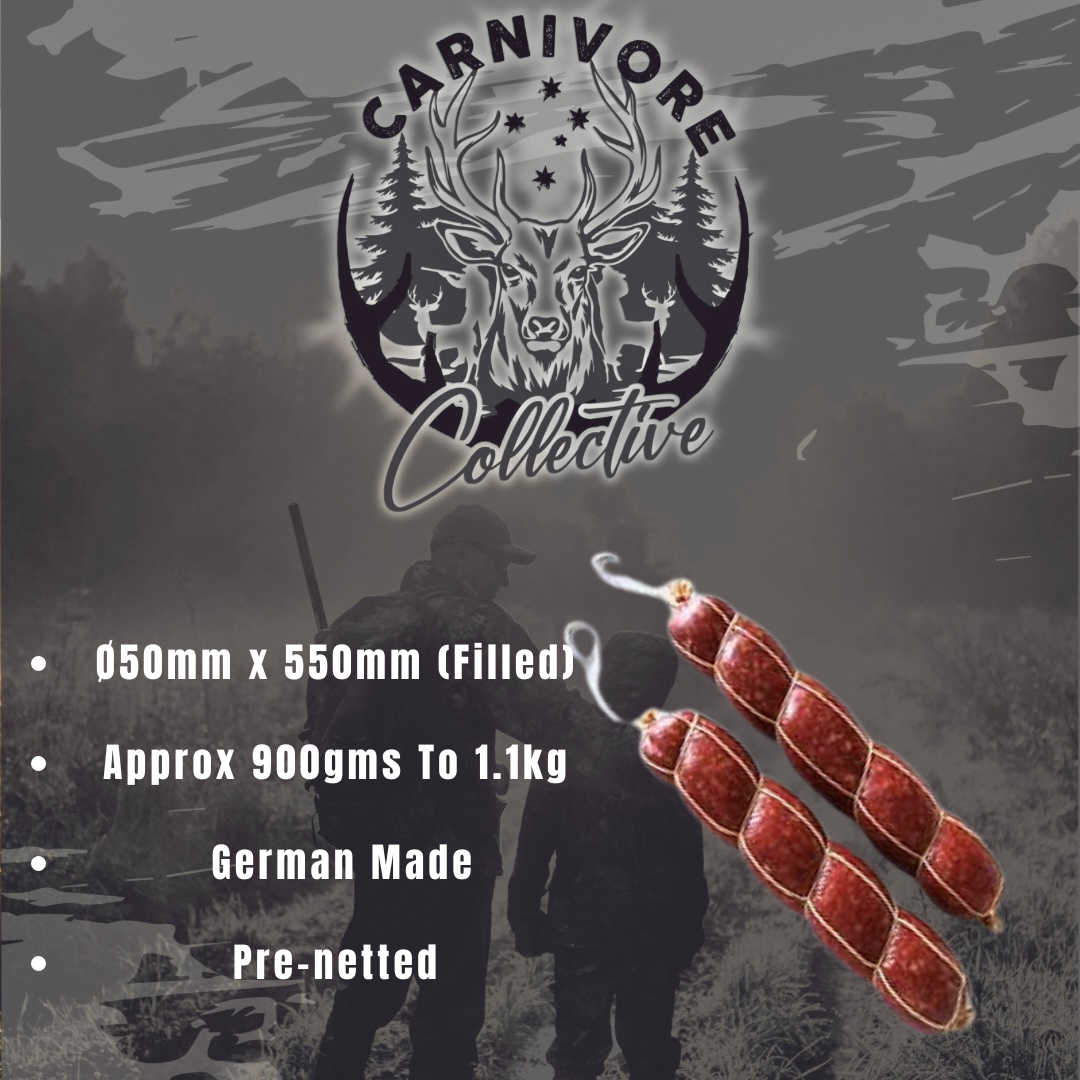 Carnivore Collective Netted Salami Casings 50mm x 550mm