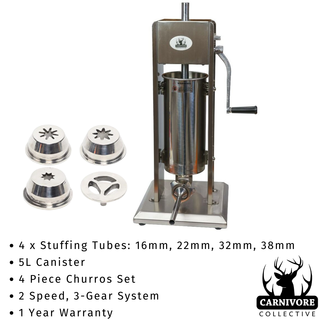 Carnivore Collective 5L Sausage Stuffer & Churros Set
