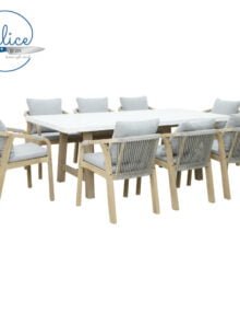 Ashen 9 Piece Outdoor Dining Setting (1)