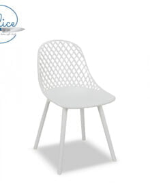 Cosmos Outdoor Dining Chair - White