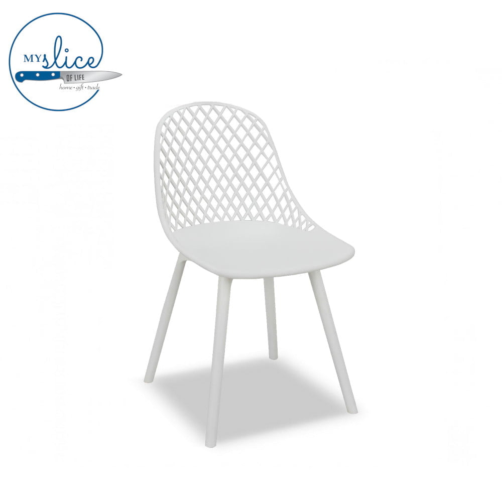 Cosmos Outdoor Dining Chair - White