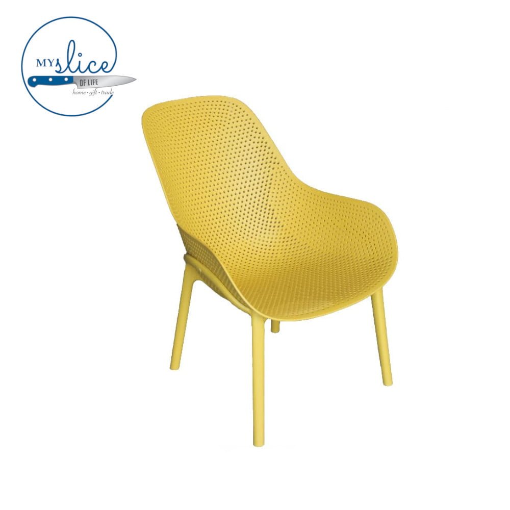 Cradle Outdoor Lounge Chairs - Mustard
