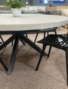 Rift Concrete Outdoor Dining Table - Industrial (2)