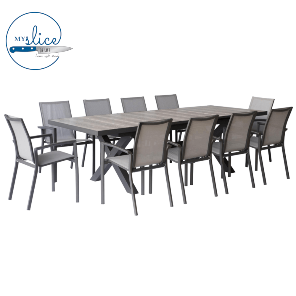 Sultan 9 Piece Outdoor Extension Dining Setting (1)