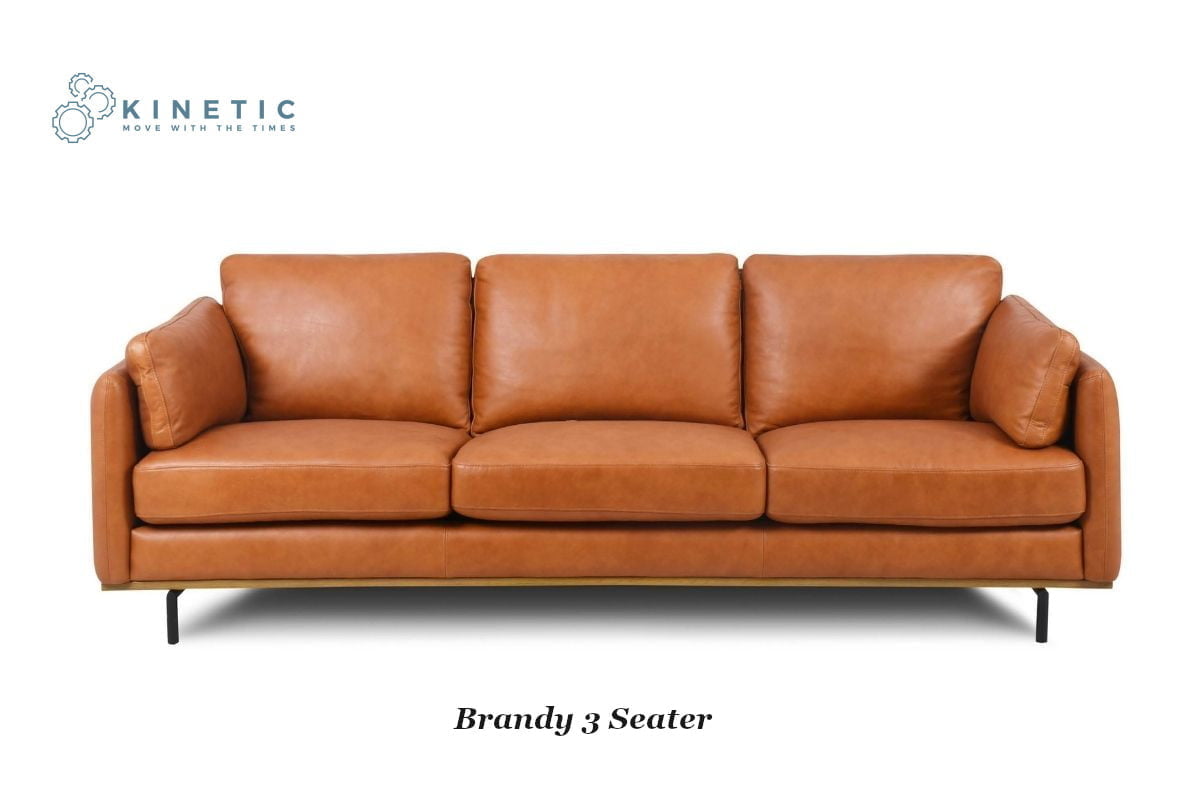 Kinetic Brandy 3 Seater with Plinth