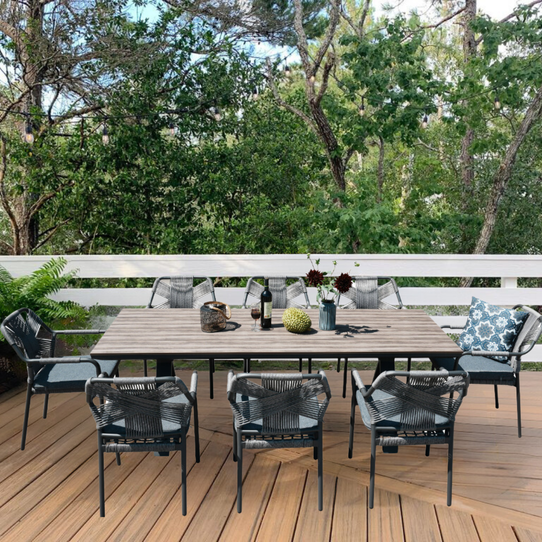 Havana 9 Piece Outdoor Dining Setting (1)