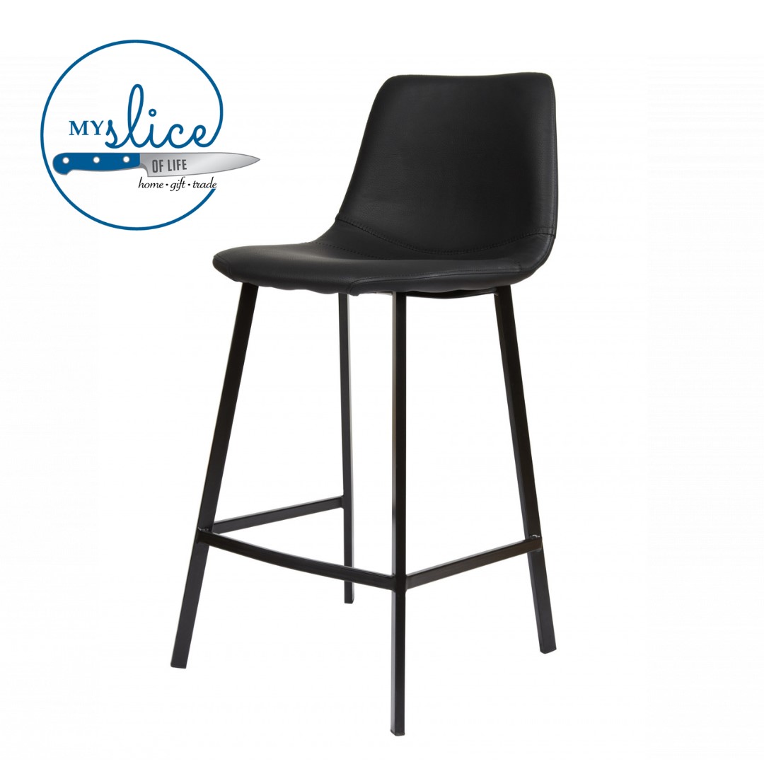 Aubin Bar Stool Black