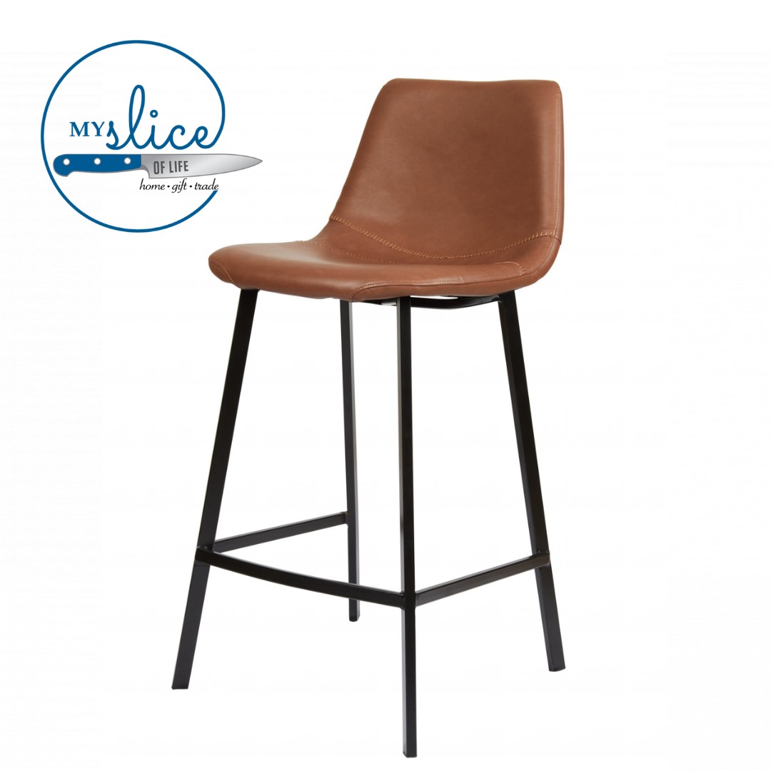 Aubin Bar Stool Cognac