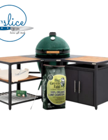 Big Green Egg XL Corner Nest, Expansion Frame & Cabinet Package (1)