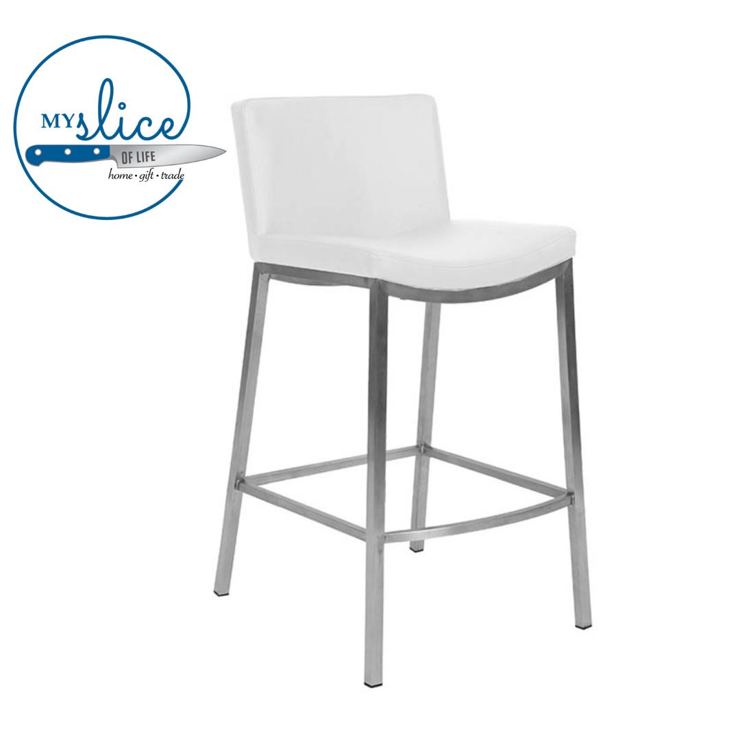 Jura Bar Stool - White