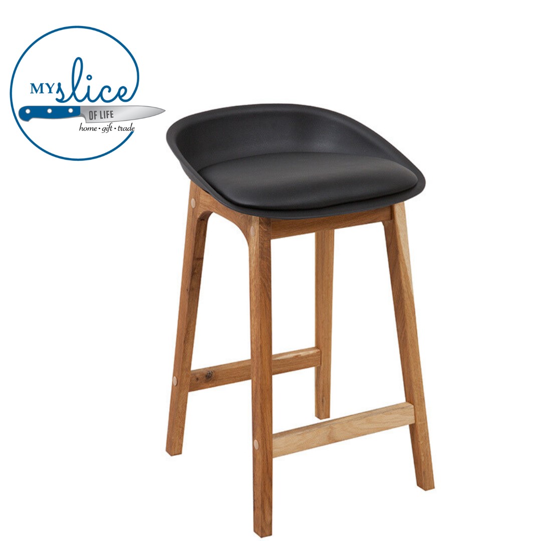 Linton Bar Stool - Black