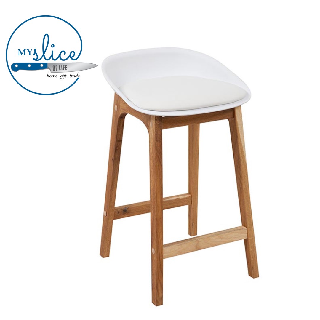 Linton Bar Stool - White