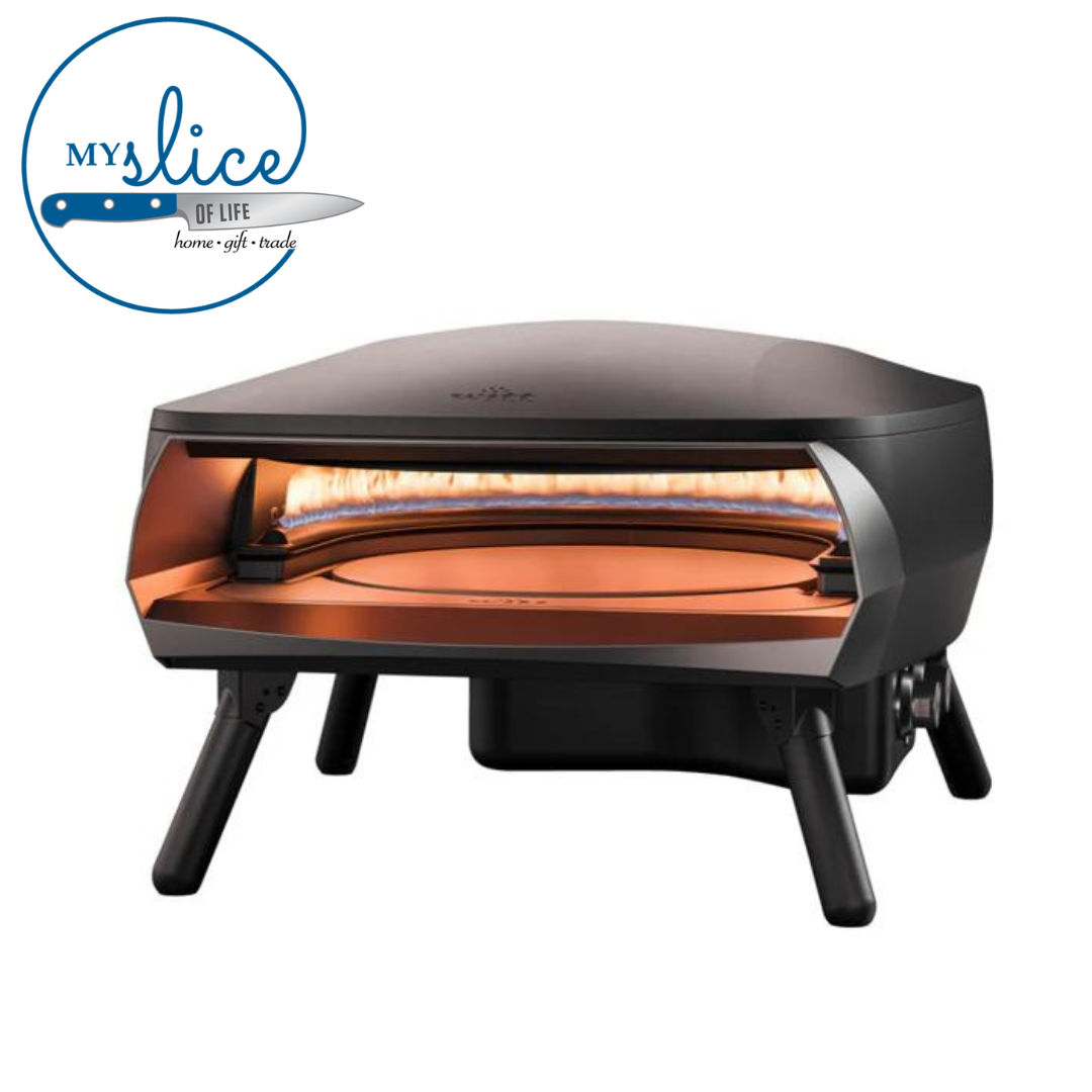 Witt Etna Rotante Gas Powdered Pizza Oven with Rotating Stone - Black (1)