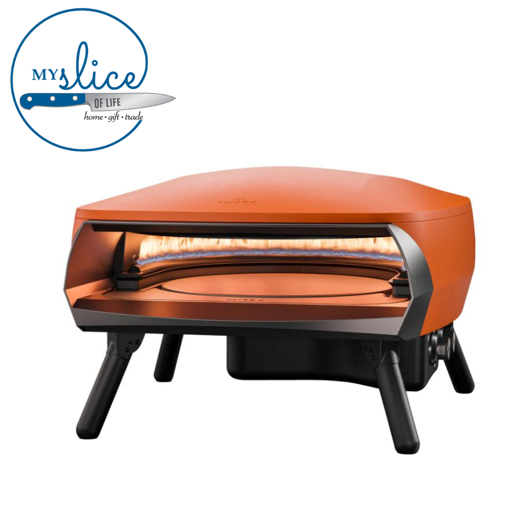 Witt Etna Rotante Gas Powdered Pizza Oven with Rotating Stone - Orange (1)