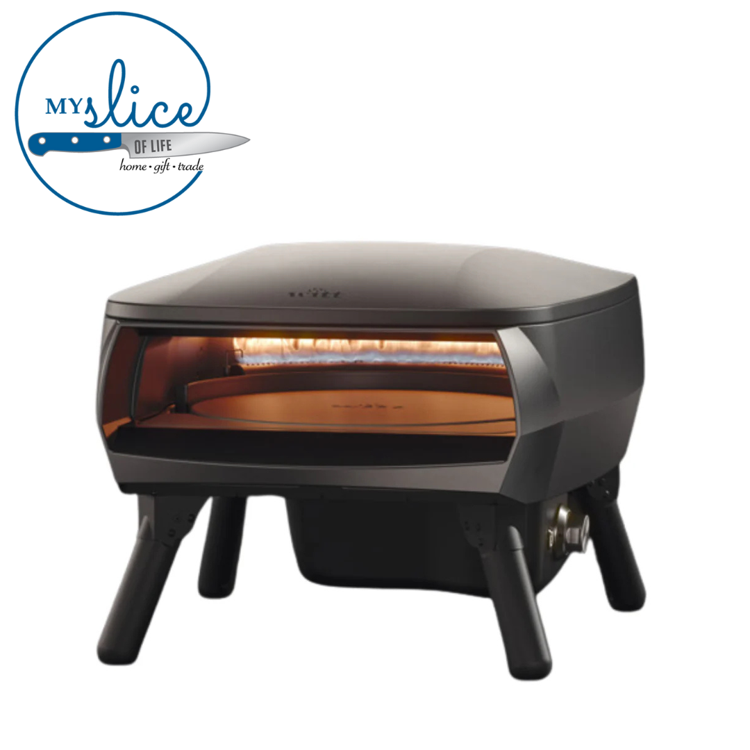 Witt Piccolo Rotante Gas Powered Pizza Oven with Rotating Stone - Black (1)