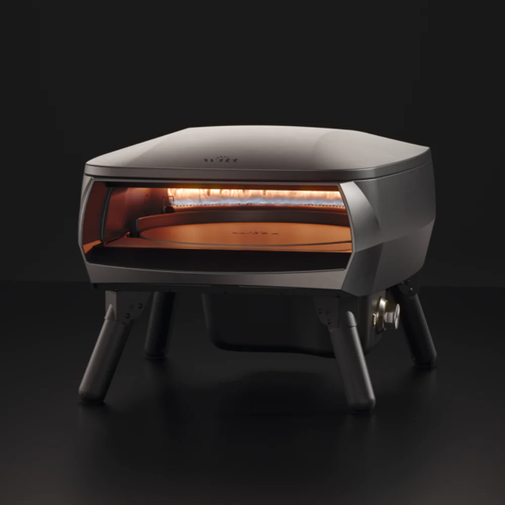 Witt Piccolo Rotante Gas Powered Pizza Oven with Rotating Stone - Black (2)