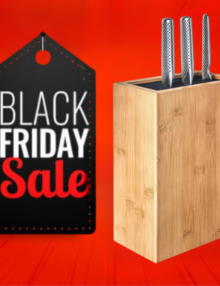 Global Nagoya 5 Piece Knife Block Set - Black Friday Sales