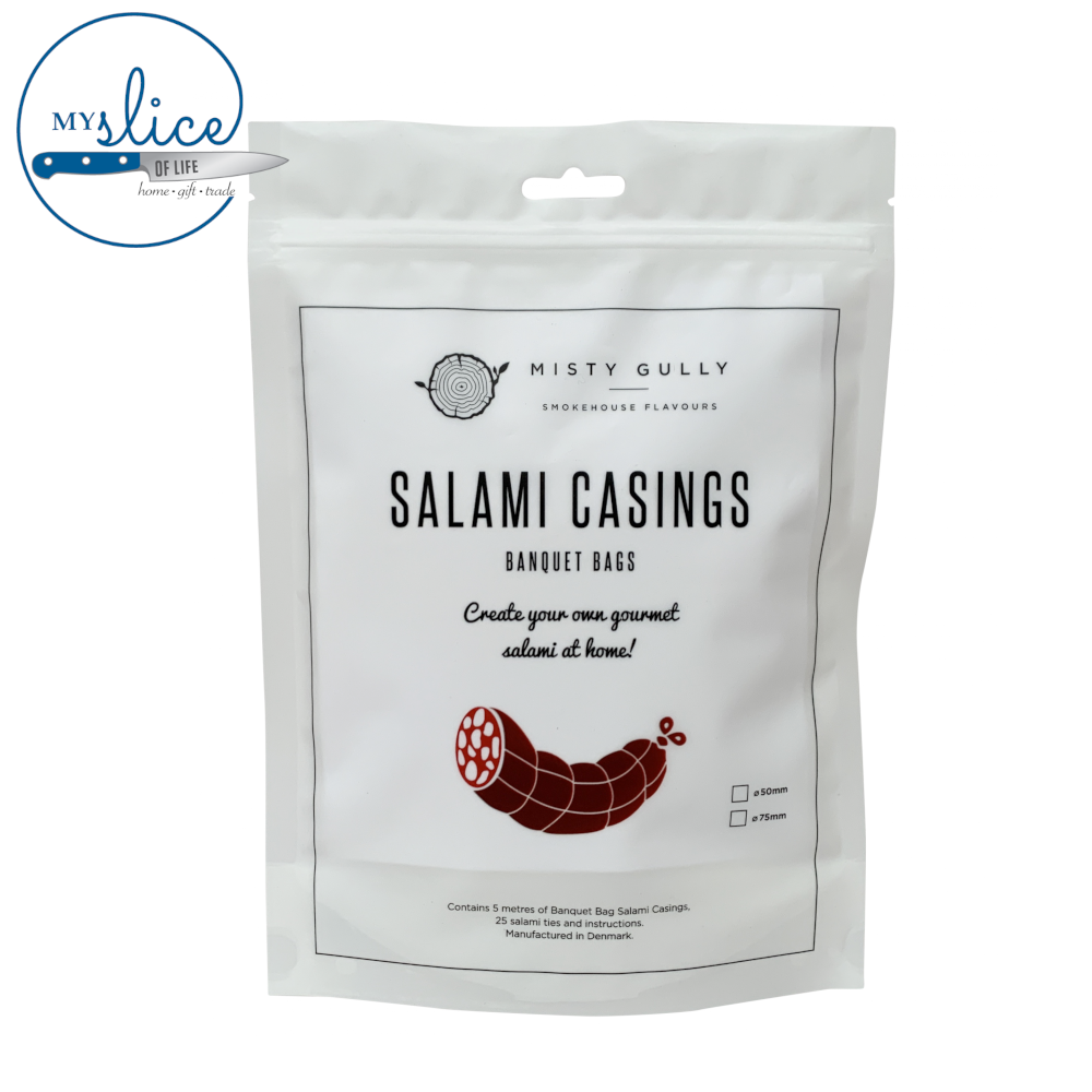 Misty Gully Salami Casings Banquet Bags - 50mm