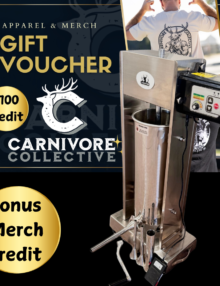 Carnivore Collective Vertical 15L Electric Stuffer - Free Merch Feb Special