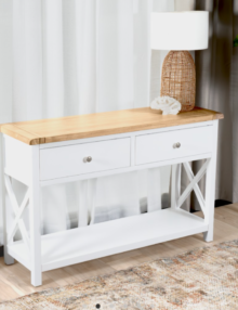 Sanctuary 2 Drawer Hall Table (2)