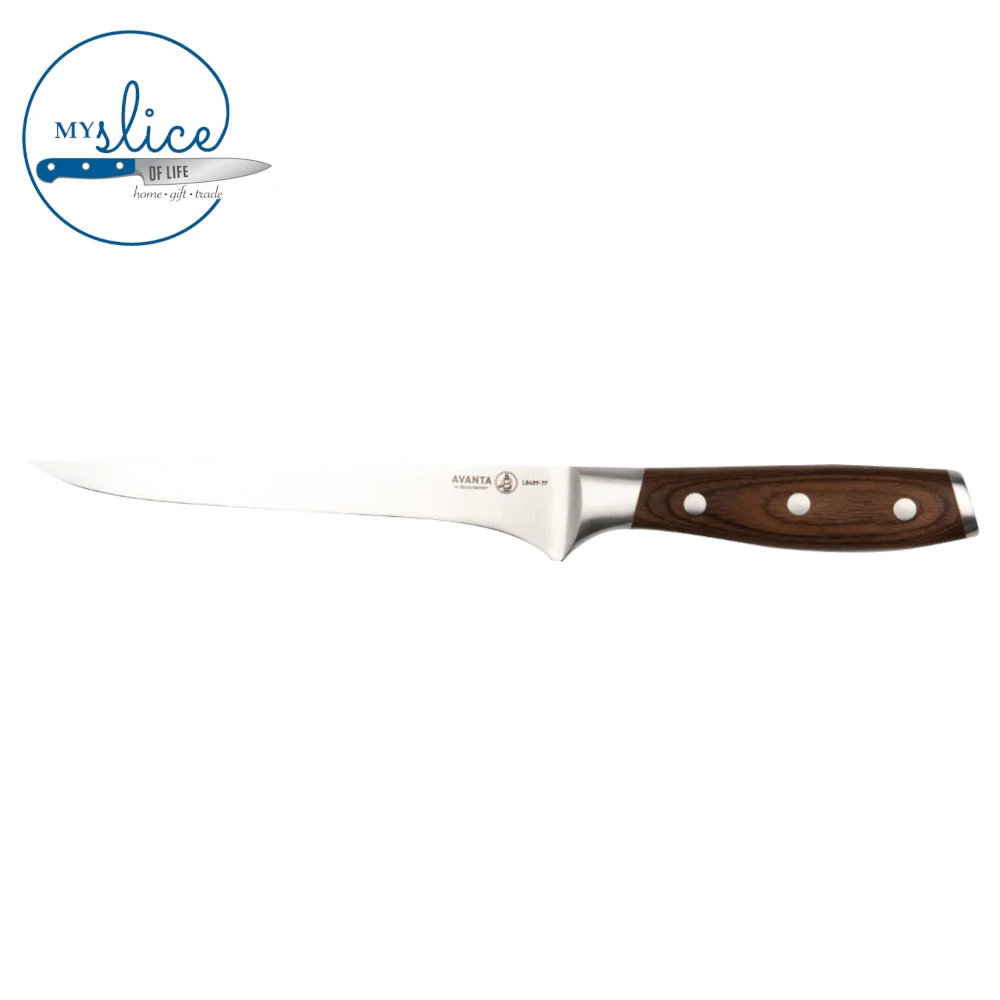Avanta 7" Forged Pakkawood Flexible Boning Knife