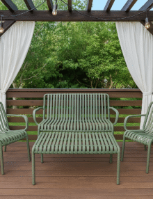 Verdin Outdoor Lounge Setting - Clover Green